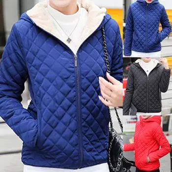 Модная классическая женская осенне-зимняя парка с клетчатыми карманами, куртка с плюшевой подкладкой и капюшоном, верхняя одежда, пальто 2XL чёрный