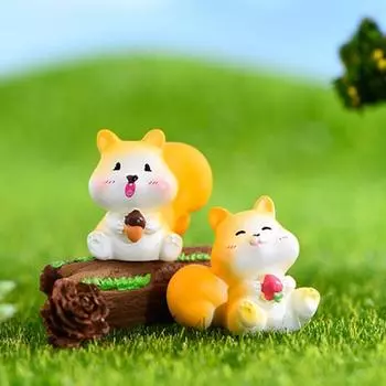 Модная компактная миниатюра животного из смолы увеличивает жизненную силу для рабочего стола C