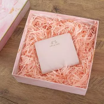 Модная конфета, измельченная гофрированная бумага, подарочная коробка, наполнитель, день святого Валентина, материал, упаковка из бумаги Lafite, красочная, своими руками, 20/100 г 20g бежевый