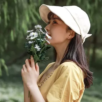 Модная корейская летняя японская женская хлопковая панама-шляпа с бантом, бандажная шляпа от солнца хаки