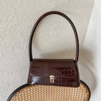 Модная корейская сумка через плечо 2024 года, новая сумка на осень, женская повседневная трендовая сумка, нишевый дизайн, сумка через плечо чёрный