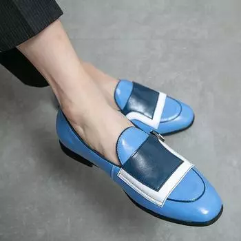 Модная кожаная мужская обувь 2024 года, трендовая обувь для парикмахеров, повседневная обувь для мужчин класса люкс, удобные мужские мокасины, индивидуальная модельная обувь 38 бежевый