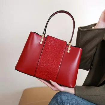Модная красная свадебная сумка для женщин, новая высококачественная женская сумка большой вместимости, свадебная сумка, свадебная ручная сумка через плечо
