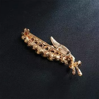 Модная креативная брошь европейская и американская простая сплавная брошь со стразами пшеничные колоски брошь со стразами аксессуары для одежды