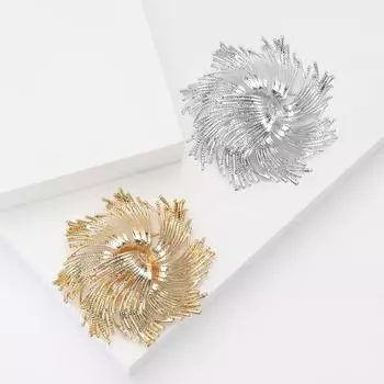 Модная креативная брошь из сплава в виде фейерверка, нишевая высококачественная женская одежда, брошь-булавка