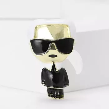 Модная креативная универсальная эмалевая брошь Galeries, индивидуальная тенденция, мужской и женский костюм, кардиган, корсаж, ювелирное украшение, булавка