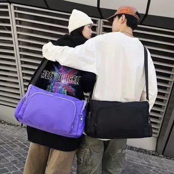 Модная крутая мотоциклетная однотонная нейтральная большая сумка для Instagram в стиле Instagram 2022, повседневная сумка для фитнеса в гонконгском стиле