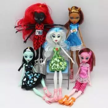Модная кукла Monster High, черная