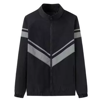 Модная куртка мужская весенне-осенняя ветровка корейского стиля мужская повседневная свободная европейская и американская куртка для мужчин M