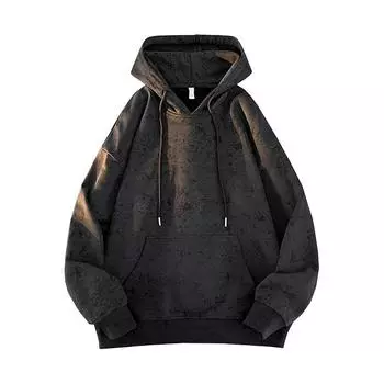 Модная куртка с капюшоном для мужчин на весну и осень. Модная американская уличная мода. Свободная повседневная куртка. M