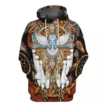 Модная куртка в индийском стиле, толстовка с 3D-принтом, персонализированная мужская и женская толстовка с капюшоном, хип-хоп, свободный модный пуловер размера N S
