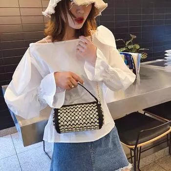 Модная квадратная сумка с блестками, высококачественная женская одежда из искусственной кожи, дизайнерская роскошная сумка на одно плечо золотистый