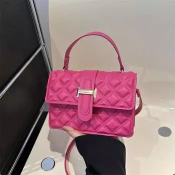 Модная квадратная сумка с бриллиантами, женская новая нишевая дизайнерская сумка, универсальная сумка для поездок на работу, модная сумка-мессенджер хаки