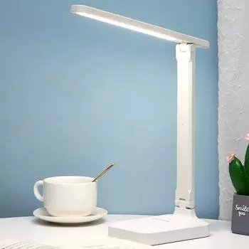 Модная лампа для защиты глаз без стробоскопа, настольная лампа с зарядкой через USB, светодиодная обучающая сенсорная складная студенческая детская настольная прикроватная лампа для чтения 0-5W зелёный