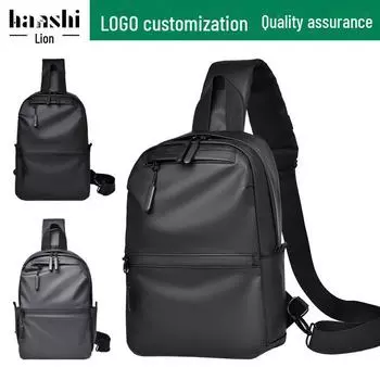 «Модная легкая водонепроницаемая сумка унисекс через плечо и на грудь для путешествий и поездок на работу» 6030 серый