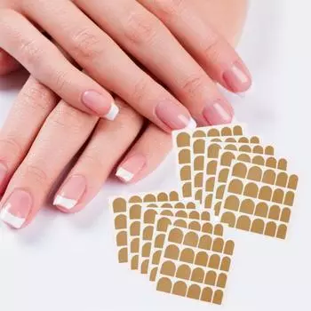 Модная лента для накладных ногтей, универсальная бумажная портативная лента белый