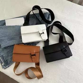 Модная маленькая квадратная сумка для мобильного телефона, простая и модная сумка через плечо, весенняя новая повседневная сумка в корейском стиле