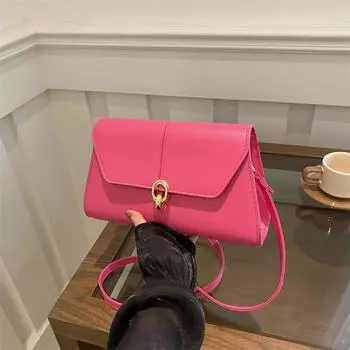 Модная маленькая квадратная сумка, фактурная сумка из искусственной кожи, простая сумка через плечо высокого класса, универсальная женская сумка через плечо белый