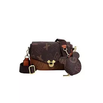 Модная маленькая квадратная сумка, сумка для писем от знаменитостей из Интернета. хаки