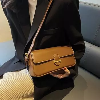 Модная маленькая квадратная сумка, универсальная сумка-мессенджер, маленькая женская сумка на осень и зиму 2024 года, новая высококачественная сумка через плечо для поездок на работу чёрный