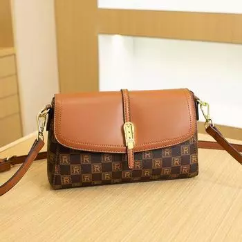 Модная маленькая квадратная сумка, универсальная женская сумка через плечо на одно плечо для лета