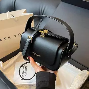 Модная маленькая сумка через одно плечо, женская осенняя модная сумка-мессенджер через одно плечо, простая маленькая квадратная сумка 20*11*10 хаки