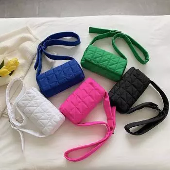 Модная маленькая женская сумка через плечо, модные нейлоновые женские сумки-мессенджеры с клапаном, женские роскошные дизайнерские сумки чёрный