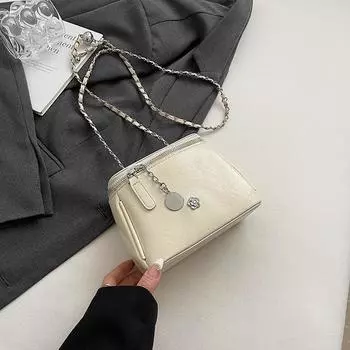 Модная маленькая женская сумка, новая летняя универсальная сумка-мессенджер на цепочке, сейчас популярна маленькая квадратная сумка