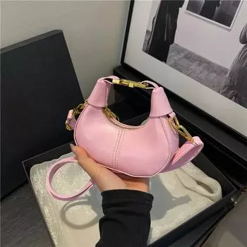 Модная матовая фактурная сумка женская 2025 новый трендовый иностранный стиль универсальная индивидуальная мини-сумка-мессенджер через плечо чёрный