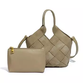 Модная матовая женская сумка на одно плечо, нишевая сумка ручной работы, простая и модная сумка через плечо для детей и мам