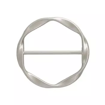 Модная металлическая круглая круглая пряжка с пряжкой, кольцо для одежды, держатель для шелкового шарфа, кольцо-зажим для футболки, зажим для галстука, женский орнамент серебряный