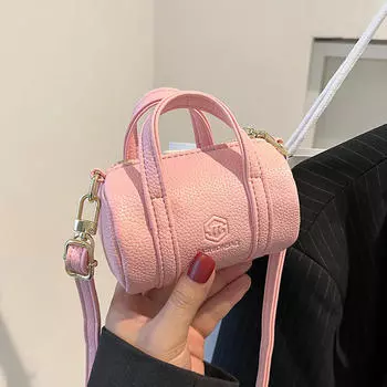 Модная мини-сумка-подушка для женщин, высококачественные мягкие кожаные сумки-помады цвета конфет, милые летние сумки через плечо