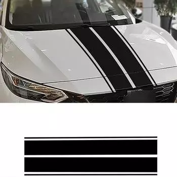 Модная многоцветная наклейка на автомобиль Steamline Double Line Tape Body Decal Vinyl Decoration Styling Tools зелёный