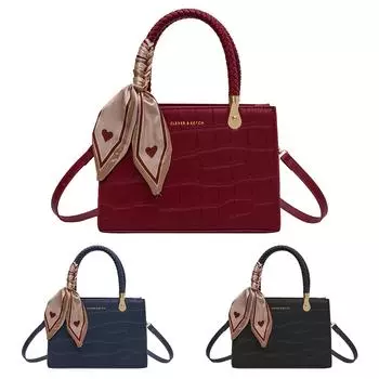 Модная многофункциональная сумка через плечо большой емкости One Size чёрный