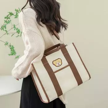 Модная многофункциональная женская сумка на осень-зиму, новая парусиновая женская сумка высокого качества на плечо