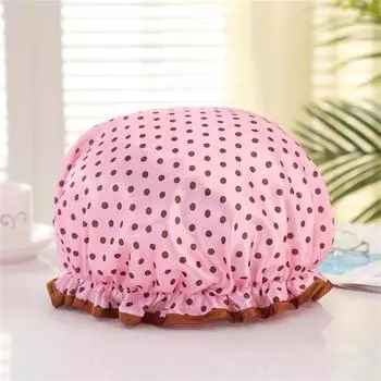 Модная многоразовая банная шапочка 6 цветов, легко моется, быстро сохнет для СПА Dual Layer розы красного