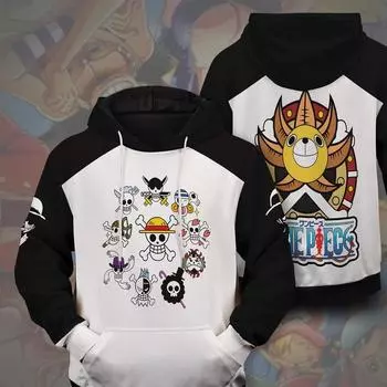 Модная модная толстовка с капюшоном ONE PIECE 3d, мужская толстовка, женский топ с 3D принтом, цельный детский повседневный пуловер XXXXXL