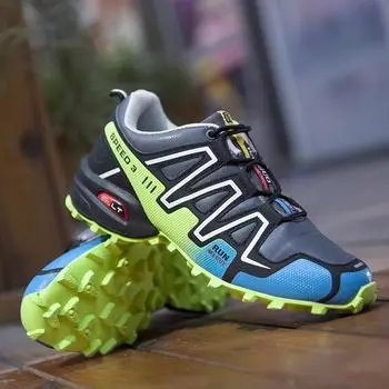 Модная мужская большая уличная обувь, повседневные кроссовки, кроссовки 39-48 39 зелёный/серый