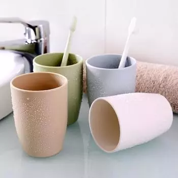 Модная мужская чашка для зубной щетки для ванной комнаты, кофе, чая, молока, напитка, портативная домашняя, гостиная, кухня, экологически чистая пластиковая чашка, многофункциональные аксессуары хаки