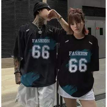 Модная мужская футболка с 3D-цифровым принтом, баскетбольная футболка, летние футболки с коротким рукавом для пар, свободные футболки большого размера, мужские спортивные рубашки S