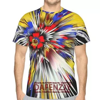 Модная мужская футболка с рисунком черепа в стиле ретро, забавная футболка с 3D-принтом, летний повседневный топ с коротким рукавом и круглым вырезом L красный