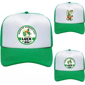 Модная мужская и женская бейсбольная кепка с принтом ко Дню Святого Патрика, спортивная кепка на открытом воздухе One Size зелёный