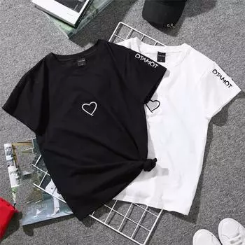 Модная мужская и женская повседневная блузка с коротким рукавом и надписью, футболка, топы