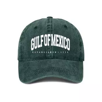 Модная мужская и женская регулируемая бейсболка One Size армия зеленый