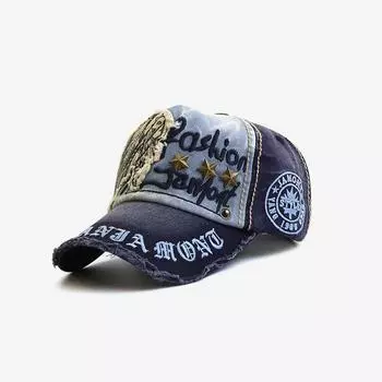 Модная мужская и женская шляпа от солнца, повседневная бейсболка с буквами ивы, старая уличная кепка с утиным язычком хаки