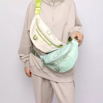 Модная мужская и женская сумка-мессенджер на грудь - летняя, спортивная, для поездок на работу, для велоспорта, портативная сумка чёрный