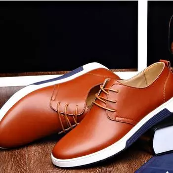 Модная мужская кожаная обувь без шнуровки на увеличенном каблуке, мужская повседневная обувь, мужская офисная деловая обувь, уличная спортивная кожаная обувь 39 чёрный