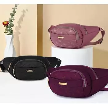 Модная мужская нагрудная сумка, новинка 2024 года, мини-многофункциональная поясная сумка, нулевой кошелек, сумка из ткани Оксфорд с принтом, нагрудная сумка для телефона