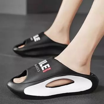 Модная мужская обувь 48/49 легкие мягкие мужские тапочки сандалии Blade мужские уличные тапочки на платформе для дома повседневные сандалии пляжная обувь 36-37