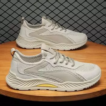 Модная мужская обувь, дышащие классические кроссовки для бега, для мужчин, легкие удобные сетчатые туфли, обувь для ходьбы, теннис, мужские кроссовки 39
